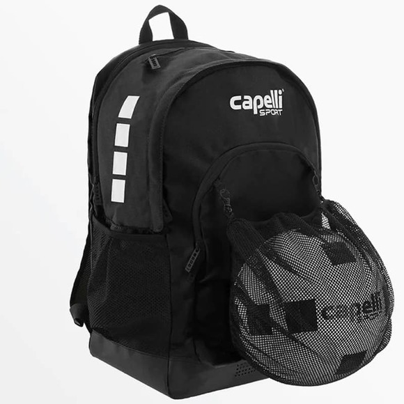 Capelli Sport Soccer Black Large Backpack - Picture 3 of 15